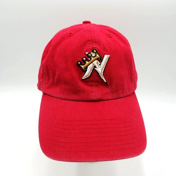 Arkansas Naturals Hat Size Medium Red Cap Crown Logo MiLB Baseball Cap - Picture 1 of 7